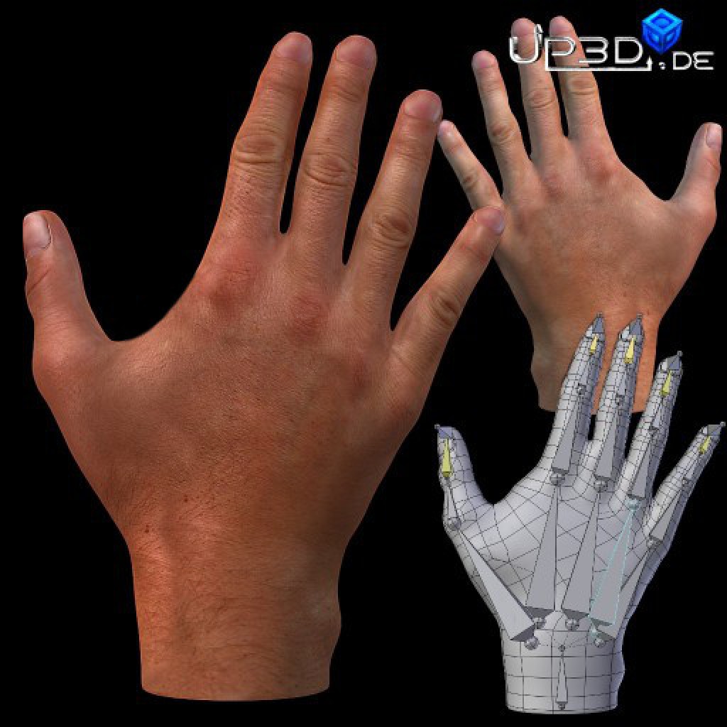 Simple Hand Rig preview image 1